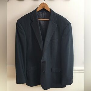 346 Brooks Brothers Charcoal Gray Pinstripe Wool Blazer Sz 45R